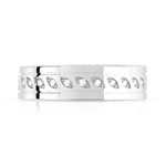 Alliance or 375 blanc diamant - vue 3