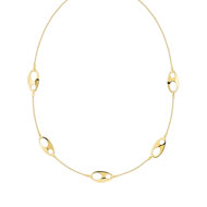 Collier or 375 jaune