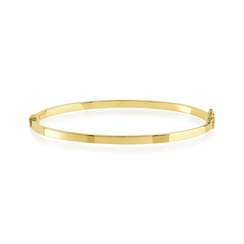 Bracelet jonc or 375 jaune - vue 1