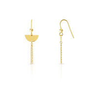 Boucles d'oreilles or 375 jaune