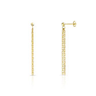 Boucles d'oreilles or 375 jaune