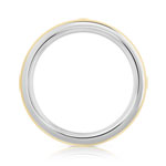 Alliance titane et or 375 jaune 5 mm - vue 2