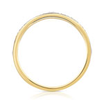 Bague or 375 2 tons diamants - vue 2