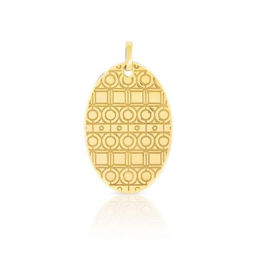 Pendentif or 375 jaune