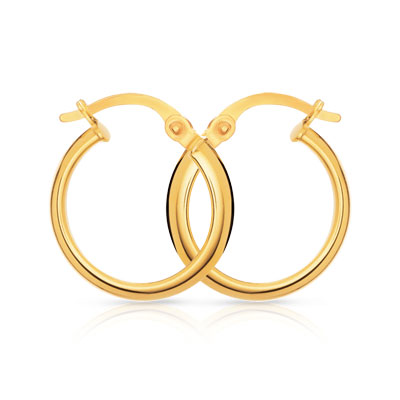 Creoles or 375 jaune - vue V1