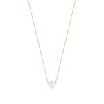 Collier or 375 jaune perle de culture de Chine 42 cm - vue 1