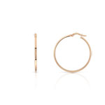 Créoles or 375 rose - vue D1