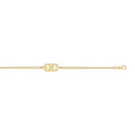 Bracelet or 375 jaune et émail