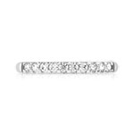 375 white gold diamond wedding ring - view 3