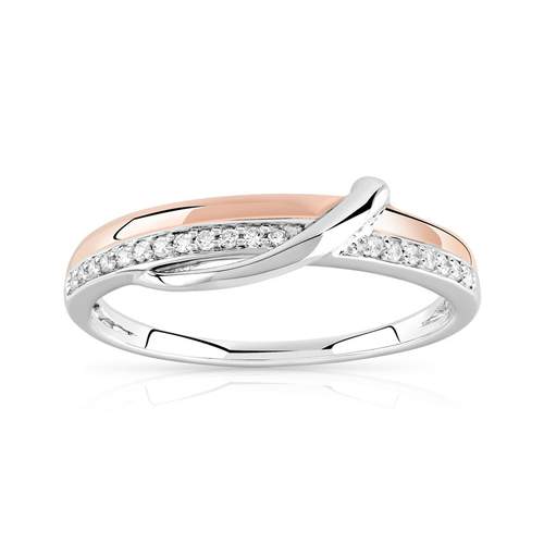 Bague 2 ors 375 diamants
