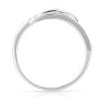 Bague 2 ors 375 diamants - vue 2