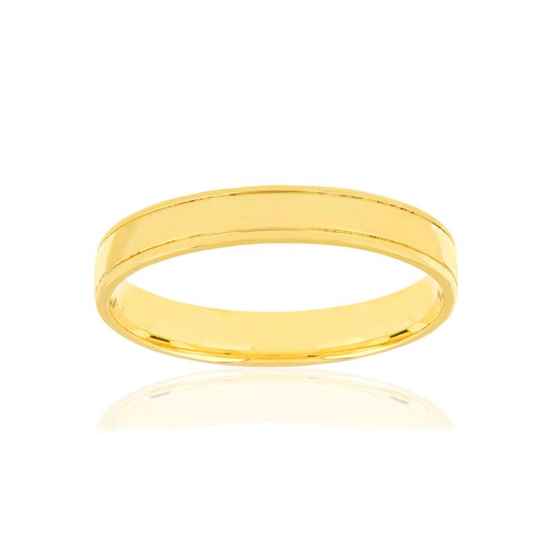 Alliance or jaune 750 - vue 1