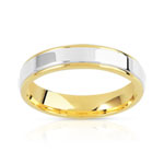 Alliance platine 950 et or 750 jaune - vue 1