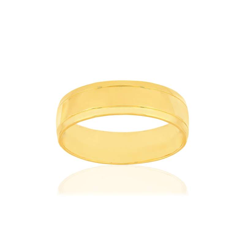 Alliance or jaune 750 - vue 1