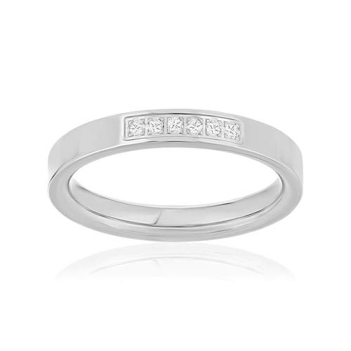 Alliance or blanc diamants