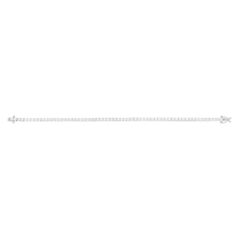 Bracelet or blanc diamants 18 CM - vue 2
