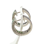 Creoles or blanc emeraude diamant - vue 2