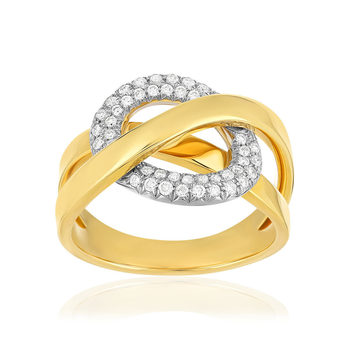 2 gold diamond ring