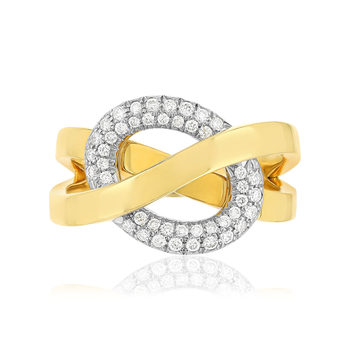 2 gold diamond ring