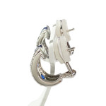 Bo or 750 blanc saphir diamant - vue 2