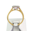2-tone gold ring with rubies and diamonds - view V3
