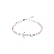 Bracelet paul hewitt acier perles 18.5 cm