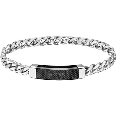 Bracelet acier Boss 19 cm - vue 1