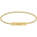 Bracelet homme Boss acier jaune 19,5 cm - vue 1