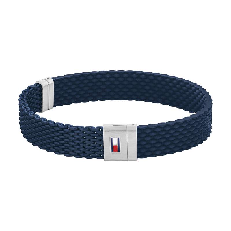Bracelet TOMMY HILFIGER silicone bleu - vue 1