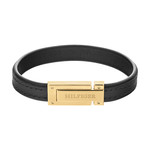 Bracelet TOMMY HILFIGER cuir marron - vue 1