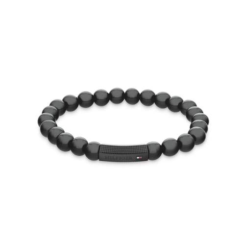 TOMMY HILFIGER black steel bracelet