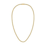 Collier BOSS acier doré - vue 1