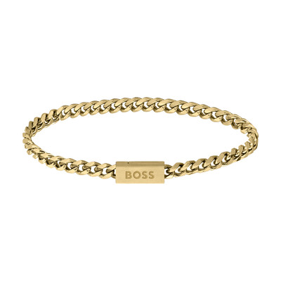 Bracelet  BOSS acier doré - vue 1