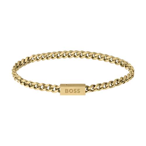 BOSS gold-plated steel bracelet