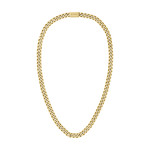 Collier  BOSS acier doré - vue 1