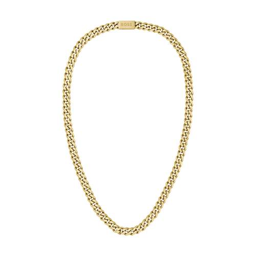 Collier  BOSS acier doré
