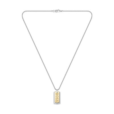Collier  BOSS acier doré