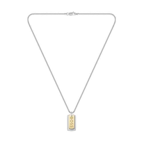 Collier  BOSS acier doré