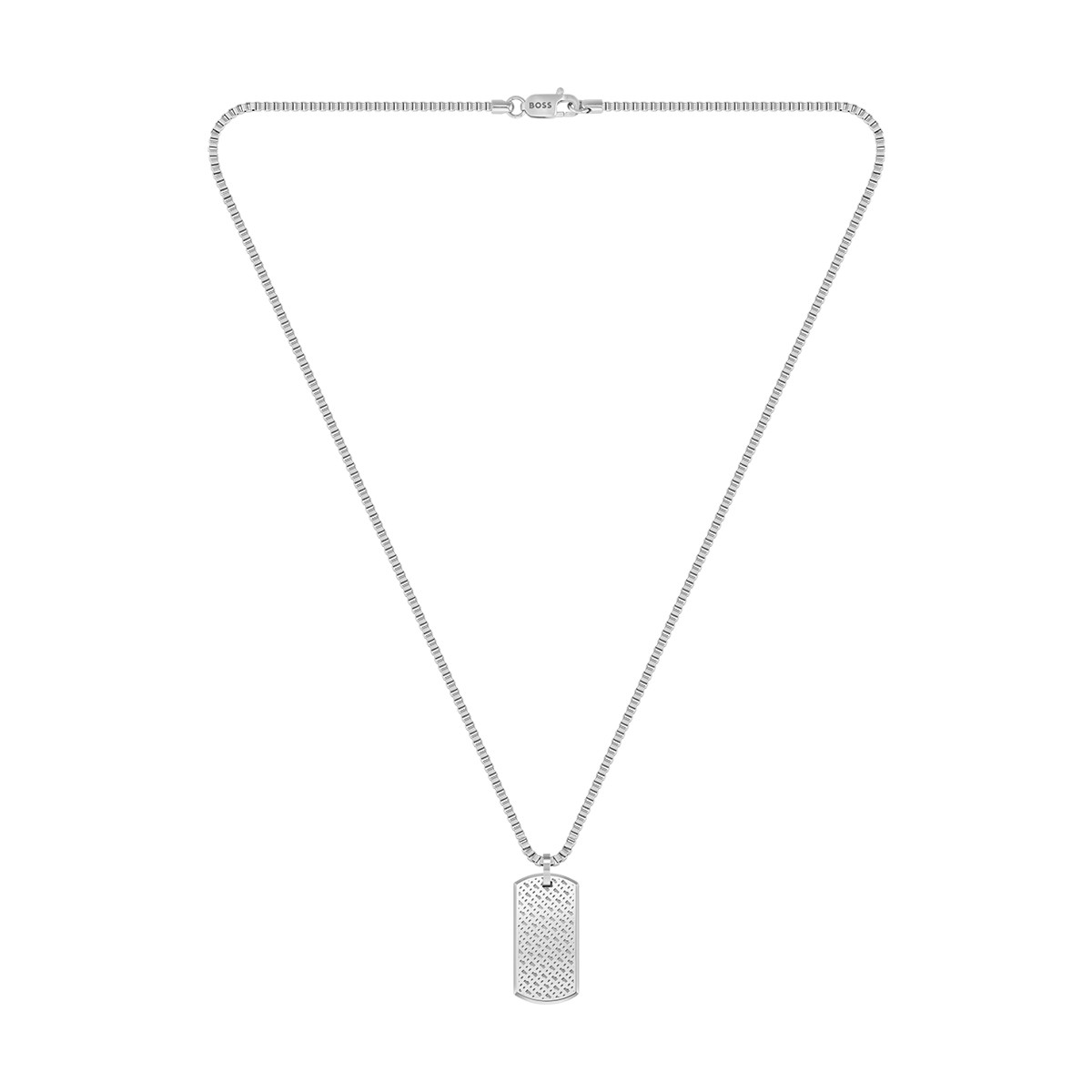 Collier  BOSS acier doré - vue 2