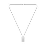 Collier  BOSS acier doré - vue 2