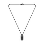 Collier BOSS acier noir - vue 2