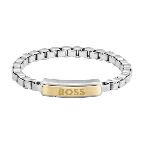 Bracelet BOSS acier doré