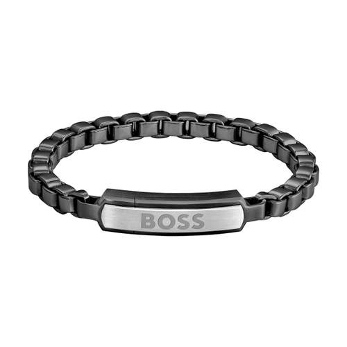 Bracelet BOSS acier noir