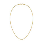 Collier BOSS acier doré - vue 1