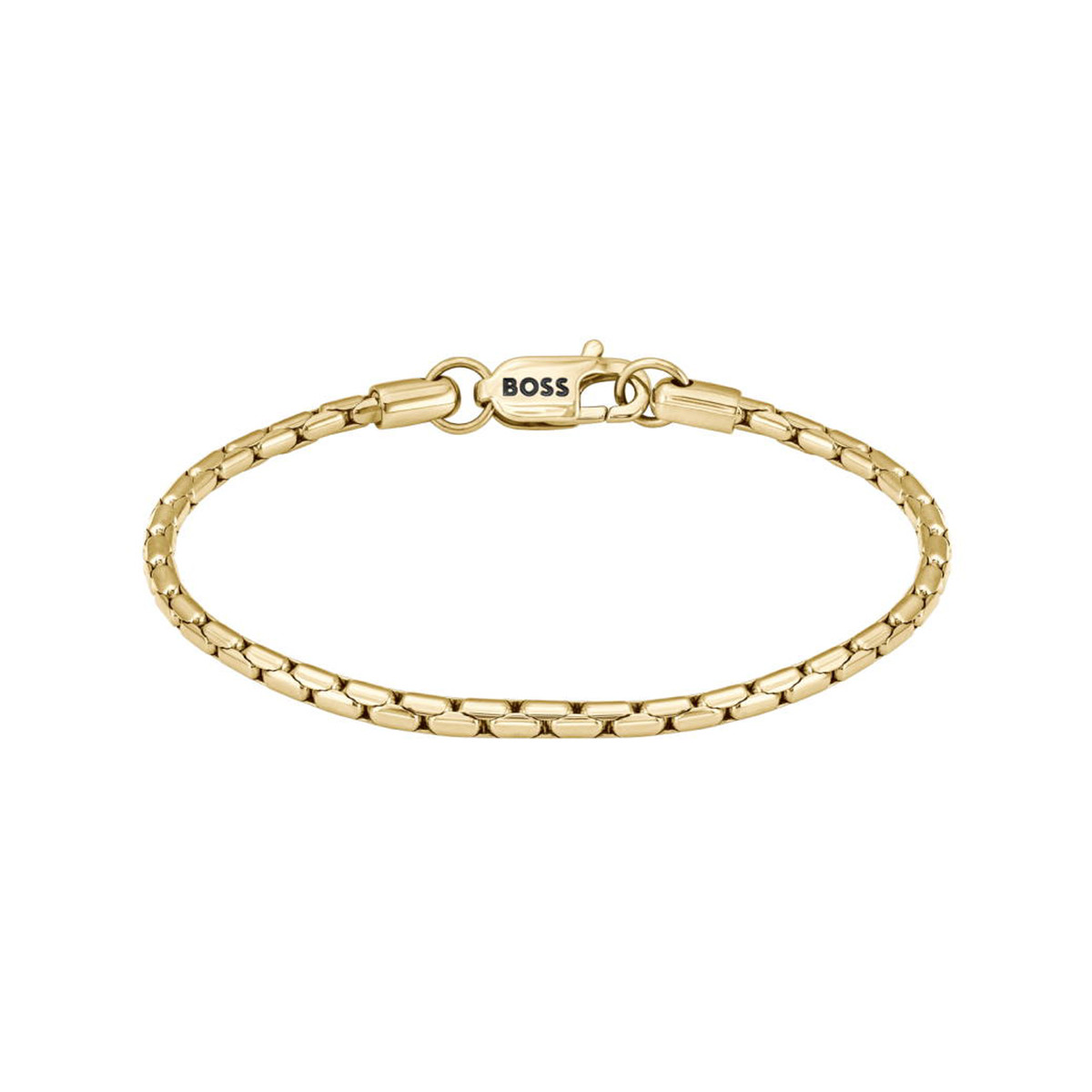 Bracelet BOSS acier doré 17,5 cm