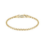 Bracelet BOSS acier doré 17,5 cm - vue 1