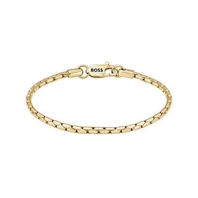 Bracelet BOSS acier doré 17,5 cm