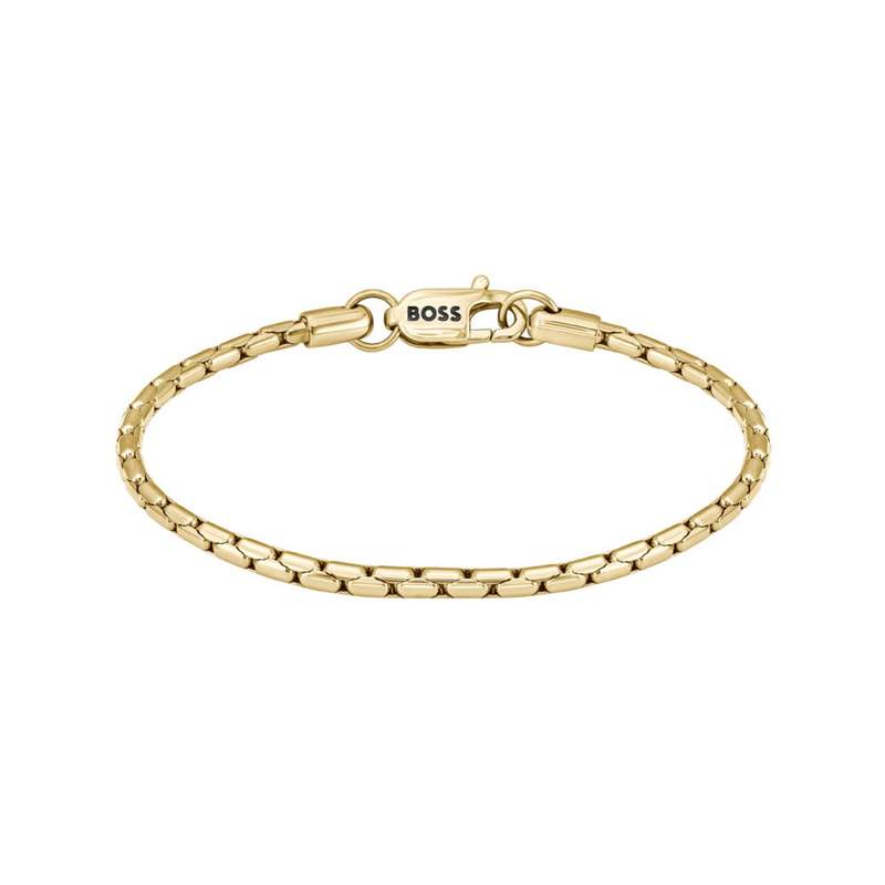 Bracelet BOSS acier doré 17,5 cm - vue 1