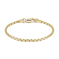 Bracelet BOSS acier doré 19 cm
