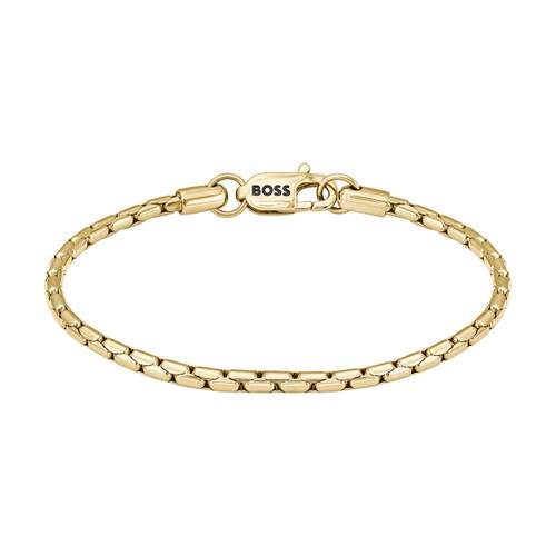 Bracelet BOSS acier doré 19 cm